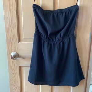 Express black strapless sundress size Small